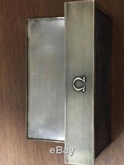 Rare Sterling Silver Omega Watch Seamaster Constellation Box Made in England