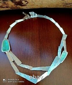 Rare Sterling Silver Original Ancient Roman Glass Pendant Necklace Hand Made
