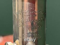 Rare Wm S. Haynes Sterling Silver Clarinet nice condition only 332 ever made WOW