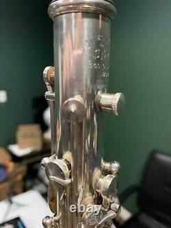 Rare Wm S. Haynes Sterling Silver Clarinet nice condition only 332 ever made WOW