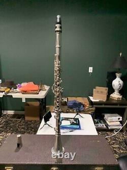 Rare Wm S. Haynes Sterling Silver Clarinet nice condition only 332 ever made WOW