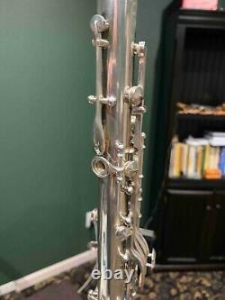 Rare Wm S. Haynes Sterling Silver Clarinet nice condition only 332 ever made WOW