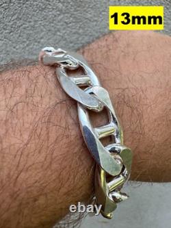 Real Solid 925 Sterling Silver Mariner Link Bracelet ITALY 2.5-16mm ITALY MADE