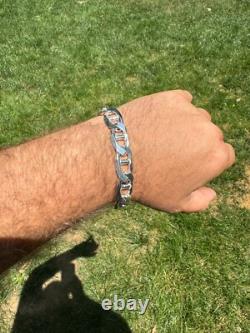 Real Solid 925 Sterling Silver Mariner Link Bracelet ITALY 2.5-16mm ITALY MADE