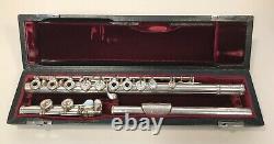 Reginald C. Aitkins ULTRA RARE Professional Silver Engraved Flute Made in Boston