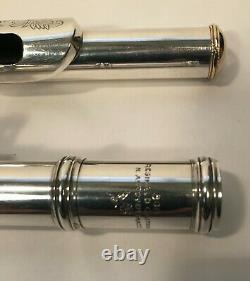 Reginald C. Aitkins ULTRA RARE Professional Silver Engraved Flute Made in Boston