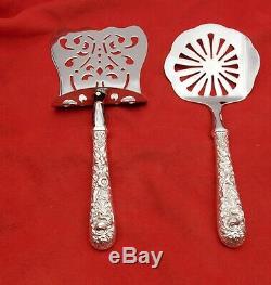 Repousse by Kirk & Son Sterling Asparagus Server & Tomato Server Custom Made