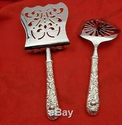 Repousse by Kirk & Son Sterling Asparagus Server & Tomato Server Custom Made