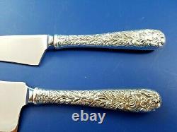 Repousse by Kirk Sterling Silver Cheese Server Serving Set Custom Made