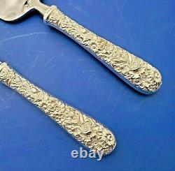 Repousse by Kirk Sterling Silver Handle Cake Set Custom Made