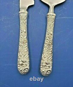 Repousse by Kirk Sterling Silver Handle Cake Set Custom Made