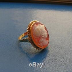 Ring Silver 925 Cameo Warrior jewelry sardonic CZ Made in Italy