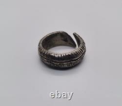 Ring Sterling silver 925 Grams 17.5 Adjustable size Made in Italy