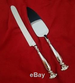Romance of the Sea by Wallace Sterling Cake Knife and Cake Server Custom Made