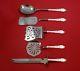 Rose Point by Wallace Sterling Silver Brunch Serving Set 5pc HHWS Custom Made
