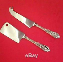 Rose Point by Wallace Sterling Silver Cheese Server Serving Set Custom Made