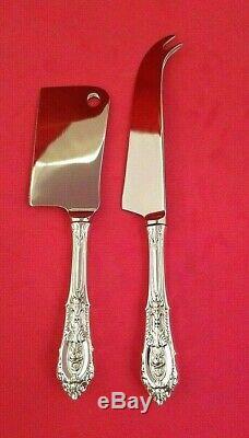 Rose Point by Wallace Sterling Silver Cheese Server Serving Set Custom Made
