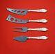Rose Point by Wallace Sterling Silver Deluxe Charcuterie Set 4-Piece Custom Made