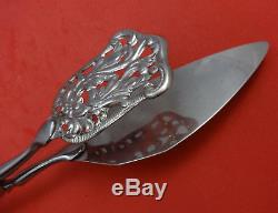 Rose Point by Wallace Sterling Silver Pastry Tongs HHWS Custom Made 9 7/8