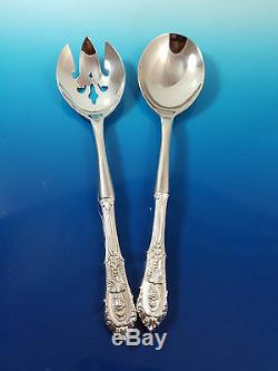 Rose Point by Wallace Sterling Silver Salad Set Custom Made