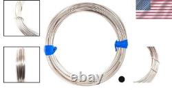 Round 925 Sterling Silver Wire, 18G Dead Soft 5FT