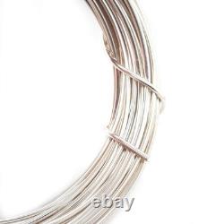 Round 925 Sterling Silver Wire, 18G Dead Soft 5FT