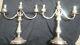 SALE! Vintage-Camusso 2 Sterling Silver 925 Candelabras, Made in Peru Gorgeous