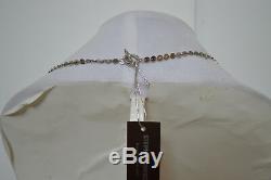 STEPHEN DWECK Sterling Silver Gemstone and Pearl Y Necklace Made In USA New