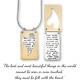 STERLING SILVER Helen Keller Quote Necklace Kathy Bransfield Made in the USA