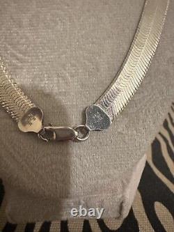STERLING SILVER Italy 925 Chain Necklace Made In Italy
