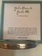STERLING SILVER St Patrick's Prayer Mobius Bangle Bracelet Made in the USA