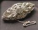 STERLING SILVER marcasite CLIPS & BROOCH combine-Made in GERMANY-ANTIQUE-stamp
