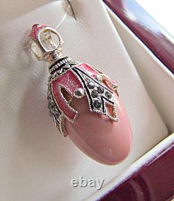 Sale! Beautiful Russian Pendant Made Of Sterling Silver 925 Genuine Coral