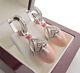 Sale! Outstanding Earrings Made Of Solid Sterling Silver 925 With Genuine Coral