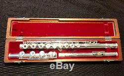 Sankyo Prima Artist Model Solid Silver Flute (Hand Made In Japan At Sankyo HQ)