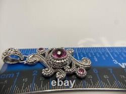 Sarda, Bali Made, Gorgeous, Exotic, Sterling Silver, Pendant, 17 grams