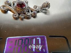 Sarda, Bali Made, Gorgeous, Exotic, Sterling Silver, Pendant, 17 grams