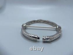 Sarda, Balinese Artisan Made Sterling Silver & Topaz Bangle Bracelet