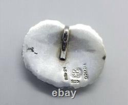 Scallop Shell Slide Pendant Sterling Silver Made In Mexico