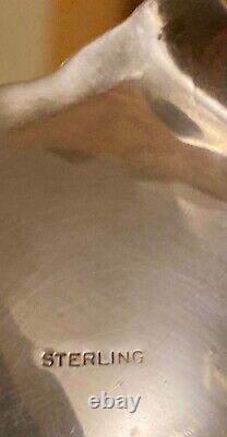 Sciarrotta Hand Made Sterling Silver Tobacco Leaf Dish 11 & 2-Maple Leaf Dish