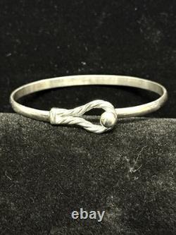 Seller-Made Sterling Silver Rope Hook Bracelet