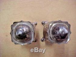 Set of 2 Tiffany & Co. Sterling Silver Salt & Pepper Shakers MADE IN ENGLAND