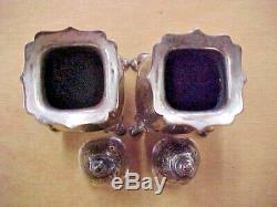 Set of 2 Tiffany & Co. Sterling Silver Salt & Pepper Shakers MADE IN ENGLAND