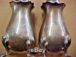 Set of 2 Tiffany & Co. Sterling Silver Salt & Pepper Shakers MADE IN ENGLAND