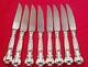 Set of 8 Chantilly by Gorham Sterling Silver Steak Knives Custom Made