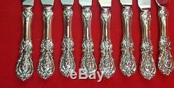 Set of 8 Francis I by Reed & Barton Sterling Silver Steak Knives Custom Made