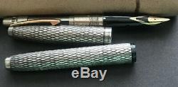 Sheaffer Imperial Sterling Silver 14k Gold Nib 585 Made In USA