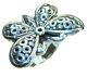 Silver Butterfly Italy Made Silver Sterling Silver ring size 8