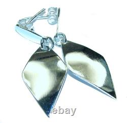 Silver EXTRAVAGANZA Italy made. 925 Sterling Silver Earrings