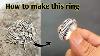 Silver Ring For Thumb How It S Made Jewelry Making Silver Ring Gold Smith Luke